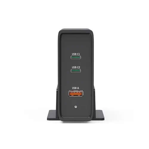 00200019 Universal-USB-C-Ladestation - Ladegeräte mit 3 Ports und GaN-Technologie für schnelles Laden, ideal für moderne Geräte bis zu 140W Leistung.