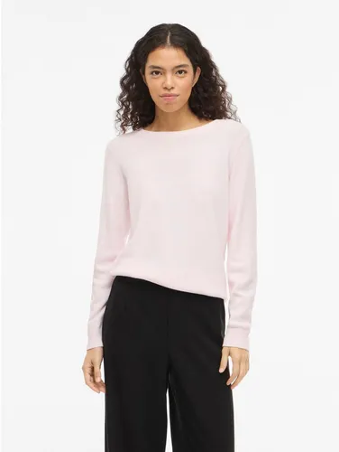 Vila Rundhalspullover VIRIL O-NECK L/S KNIT TOP - NOOS Viskosemischung, regular fit