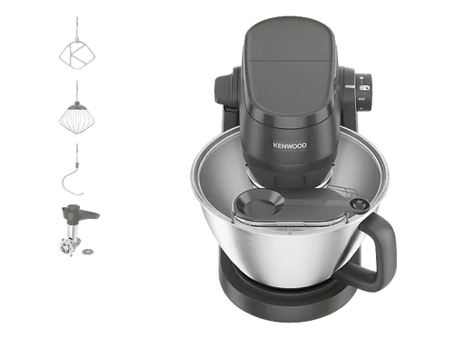 KENWOOD KHC 30.045 GY Multi Tasker – Vielseitige Küchenmaschine mit 6 Zubehörteilen