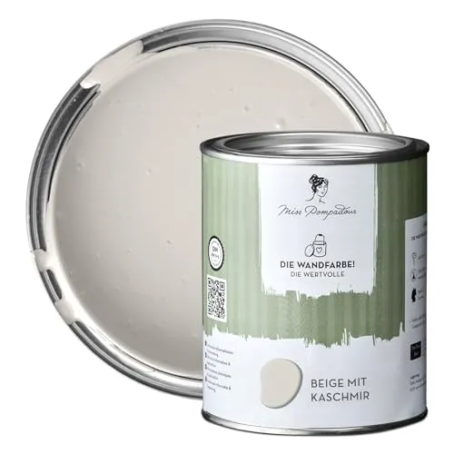 MissPompadour Wandfarbe Beige mit Kaschmir