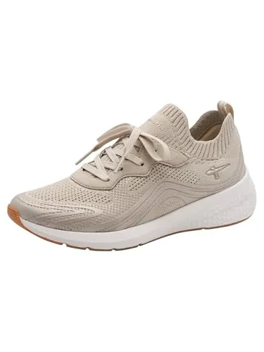 Tamaris 23769/44 Ivory Sneaker Größe EU 42 - Modischer Damensneaker im Low-Cut-Design, ideal für lässige Streetstyles. Der bequeme Schuh kombiniert Textil und Synthetik und bietet ein herausnehmbares Fußbett für individuellen Komfort.