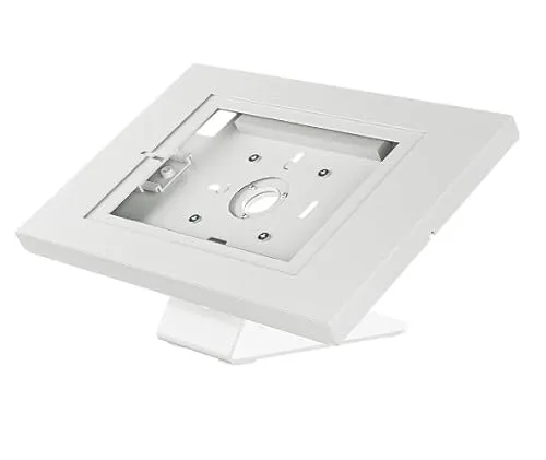 conecto Thekenhalterung für Tablet - abschließbares Stahlgehäuse, Diebstahlschutz für iPad und Samsung Tab Modelle, drehbar und einfach zu installieren