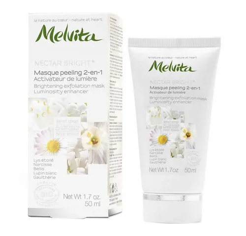 Melvita Gesichtspeeling Nectar Bright - Peeling Maske 50ml