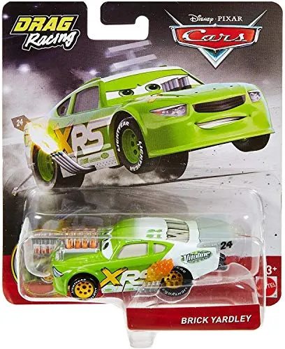 Disney Cars GFV40 Xtreme Racing Serie Dragster-Rennen Die-Cast Brick Yardley