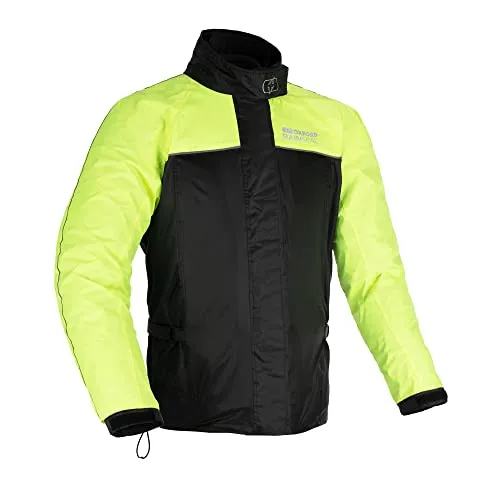 Oxford Rainseal 2022 Regenjacke 3XL für Männer, schwarz-gelb - Funktionsjacke mit strapazierfähigem, wasserdichtem Obermaterial und vollständig versiegelten Nähten – perfekt für jeden Wetterumschwung.