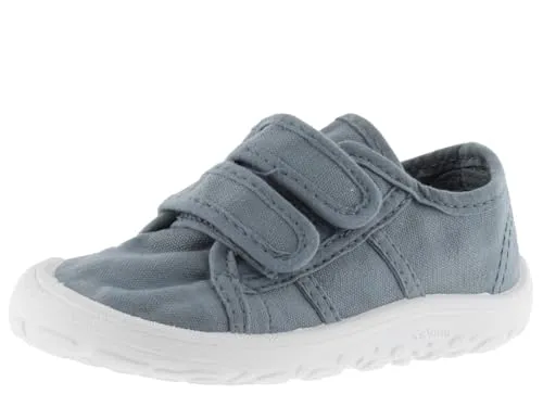 victoria Low-Top Unisex Respektvolle Barefoot Bosco Canvas Drec & Klettverschlüsse 1370111 für Kinder ATLANTICO 31