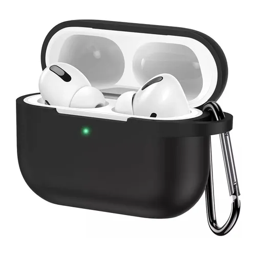 Luxus Apple AirPods Pro 2 Generation Hülle Silikon Schutzhülle 360° Case Schwarz