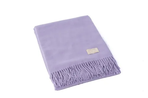 Wohndecke Luzern Schurwollplaid, Ritter Decken in lila von Ritter Decken