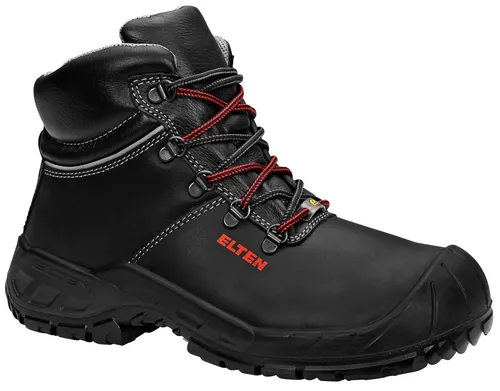 Sicherheitsschnürstiefel RENZO XW Mid ESD S3 SRC, Größe 48 - Schwarz - Arbeits- & Schutzkleidung: Robuste und atmungsaktive Sicherheitsschnürstiefel mit ESD-Schutz, durchtrittsicher und rutschhemmend für höchste Sicherheit am Arbeitsplatz.