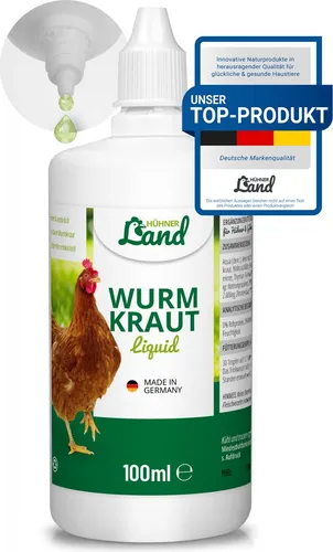 HÜHNER Land Wurmkraut Liquid 100ml für Hühner