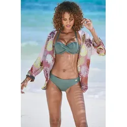 Lascana Damen Bikini-Hose mit Umschlagbund - Bikinihosen für Damen, aus softer Qualität, ideal zum Mixen nach Lust und Laune für einen individuellen Strandlook.