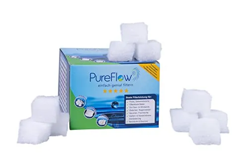 PureFlow 35 starke Filtercubes - Optimale Filter für kleine Filtergehäuse, garantiert hohes Filtervolumen und maximale Durchströmung. Einfache Installation und Herstellerunabhängig