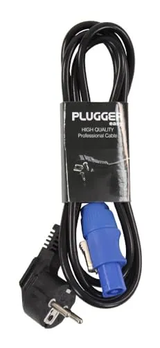 Plugger Easy Netzkabel Powercon, 1,8 m, schwarz