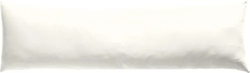 REDBEST Seitenschläferkissenbezug Single- Jersey San Francisco, wollweiß Größe 40x140 - weiche Qualität, bügelfrei, praktischer Reißverschluss, 100% Baumwolle