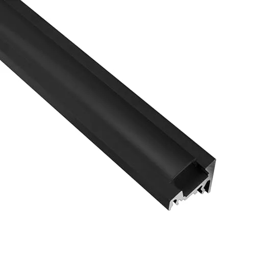 tktrading24 A20 LED Profil Schwarz mit Abdeckung in schwarz von tktrading24