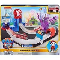 Paw Patrol True Metal Total City Rescue Movie Rennstrecken-Set