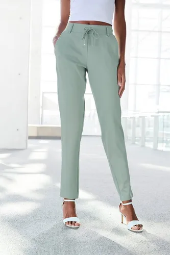 LASCANA Jogger Pants mit elastischem Bund und Gürtelschlaufen - Bequeme Loungewear Jogginghose in mint, ideal für entspannte Tage. Mit elastischem Bund und Gürtelschlaufen für perfekten Sitz.