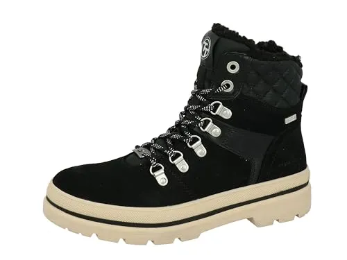 Tom Tailor Damen 2194601 Halblange Stiefel, Black, 42 EU