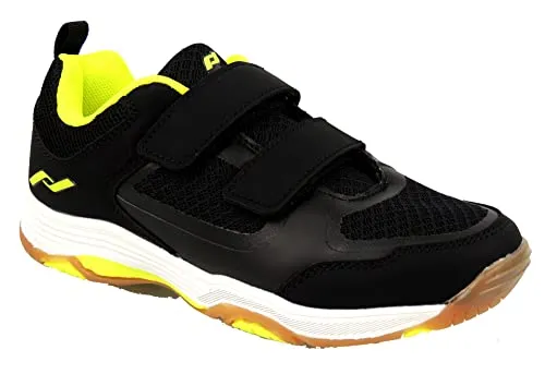 PRO TOUCH Kinder Volleyballschuhe Rebel IV VLC J - Vielseitige Hallenschuhe für Kinder mit Klettverschluss, optimaler Passform und atmungsaktivem Mesh-Obermaterial für höchsten Tragekomfort.