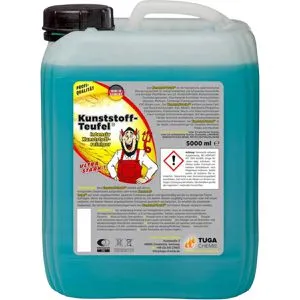 Tuga-Chemie Kunststoffreiniger Kunststoff-Teufel, für Tischoberflächen und Böden, Kanister 5 Liter