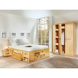 Inter Link Funktionsbett mit Schubladen 140x200 cm von MID.YOU