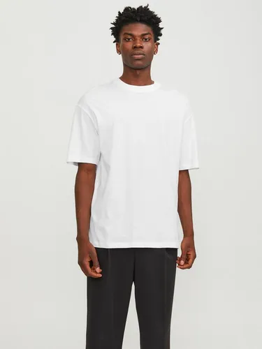 Jack & Jones Oversize-Shirt JJEBRADLEY Oversize T-Shirt mit klassischem Rundhalsausschnitt mit gekämmten Jersey