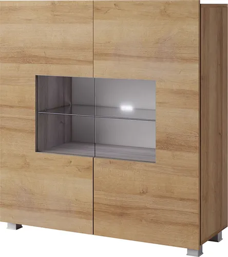 HAUSELEMENT Kommode CALABRINI C-02 mit LED-Beleuchtung