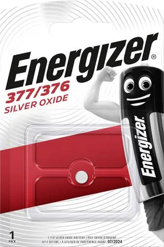 Energizer Knopfzelle 377 1.55V 25 mAh Silberoxid SR66