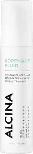 Alcina Sensitiv Kopfhaut Fluid 125 ml - Haarlotion für empfindliche Kopfhaut, sorgt für Geschmeidigkeit und spendet Feuchtigkeit. Ideal zur Pflege vor und nach chemischen Behandlungen, wirkt beruhigend bei Irritationen.