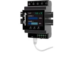 Shelly Pro Dual Cover Shutter PM - 2-Kanal Motorsteuerung für Jalousien, präzise Leistungsmessung und individuelle Automatisierungsmöglichkeiten