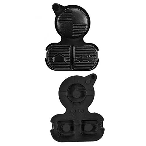 Auto Schlüssel Tasten Set 2X Tastenfeld für 3 Tasten BMW Funk Schlüssel E36 E31 E38 E40