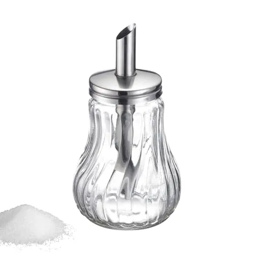 Westmark Zuckerdosierer, Fassungsvermögen: 250 ml, Glas/Rostfreier Edelstahl, Berlin, 65342260