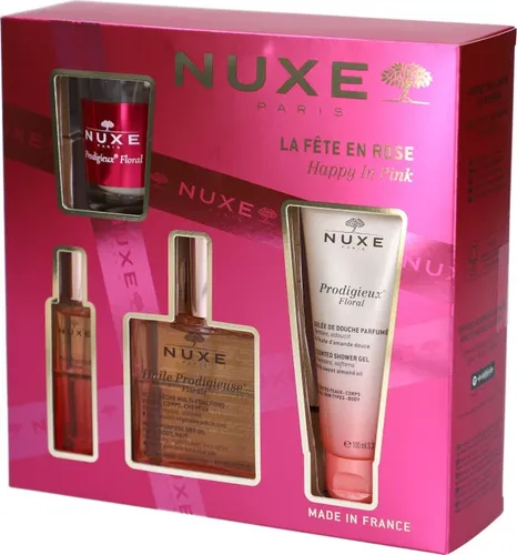 Nuxe Huile Prodigieuse Florale Happy In Pink Set