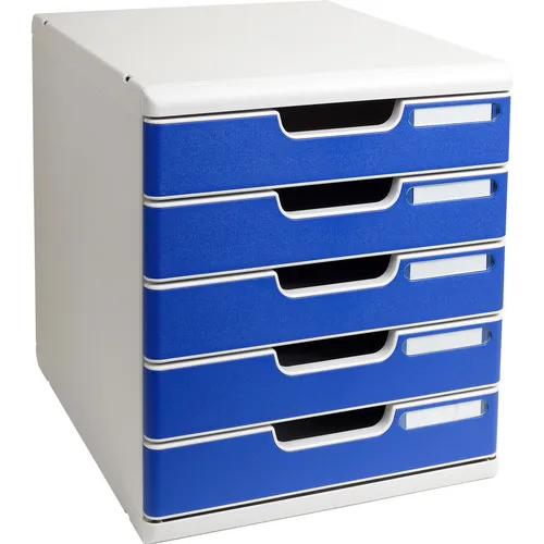 Exacompta Schubladenbox 301003D Modulo A4 in blau von Exacompta