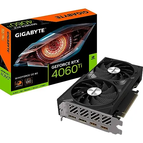 Gigabyte GeForce RTX 4060 Ti WINDFORCE OC 8G Grafikkarte von GIGABYTE