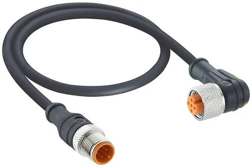 Lutronic 1162 Sensor-Aktor-Anschlussleitung M12 - Steckverbinder Zubehör, ideal für industrielle Anwendungen mit IP67 Schutz und einer Temperaturbeständigkeit von -25 bis +80 °C.