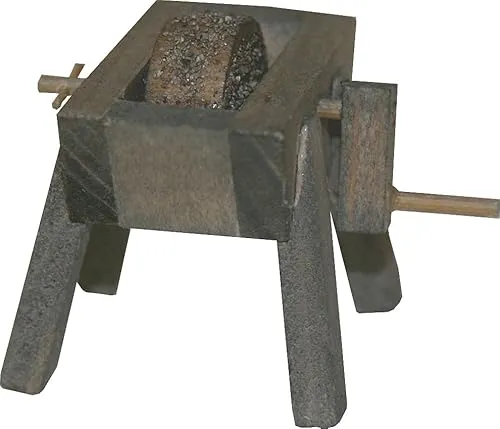 FADEDA Schleifbock/Höhe:4 cm/handbemalt/detailgetreue Krippen Figuren - Weihnachten Tisch Dekoration Krippe Zubehör