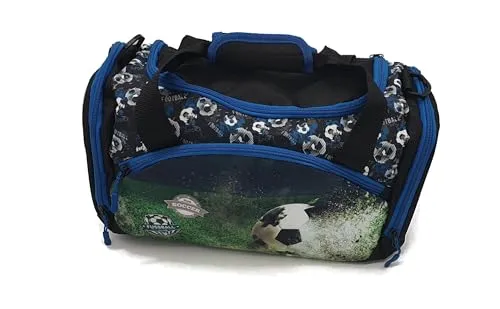 Produktbild Kinder Fußball Sporttasche Reisetasche Für Mädchen und Jungen Fabrizio Weekender Kinder Duffel Bag (M1, M1)