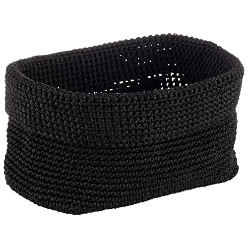 APS 30396 Häkelkorb aus Kunstfaser Universal für Brote/Brötchen und kleiner Haushaltsartikel, 20 x 13,5 cm