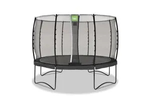 Exit Allure Classic Trampolin ø366cm - schwarz - Trampolin mit einem Durchmesser von 366 cm, bietet eine sichere und langlebige Sprungfläche für stundenlangen Spaß im Freien.