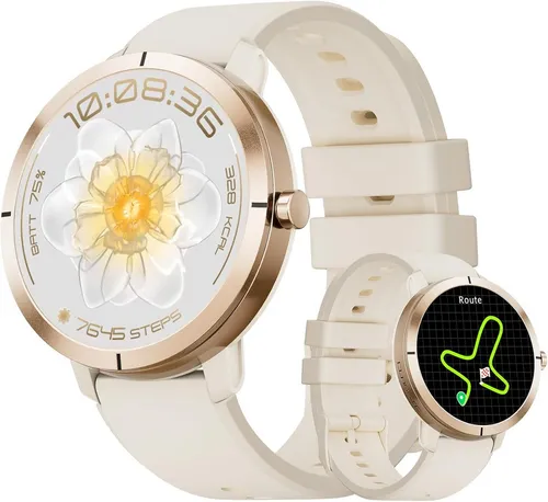 LIGE Smartwatch 1.47'' HD für Herren und Damen – Fitnessuhr mit Telefonfunktion