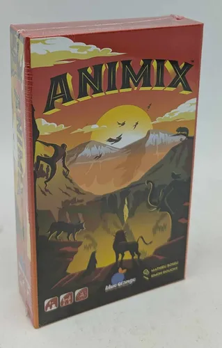 Blue Orange Animix - Familienspiel für 2-6 Spieler, strategisches Kartensammeln mit tierischem Spaß, ab 8 Jahren, Spielzeit 10+ Minuten