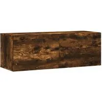 vidaXL Wandschrank: Hängeschrank mit viel Stauraum - Hängeschrank fürs Bad, bietet reichlich Stauraum und ist ideal für die Wandmontage. Hergestellt aus langlebigem Holzwerkstoff, feuchtigkeitsbeständig und perfekt für jede Einrichtung.