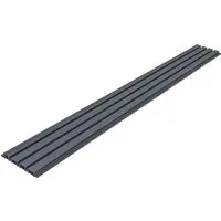 HOME DELUXE WPC Fassadenverkleidung DUVAR – Anthrazit 40 m2 - Wand & Decke: Hochwertige WPC Fassadenverkleidung mit effektiver Schalldämmung und einfacher Montage für kreative Gestaltungsmöglichkeiten.