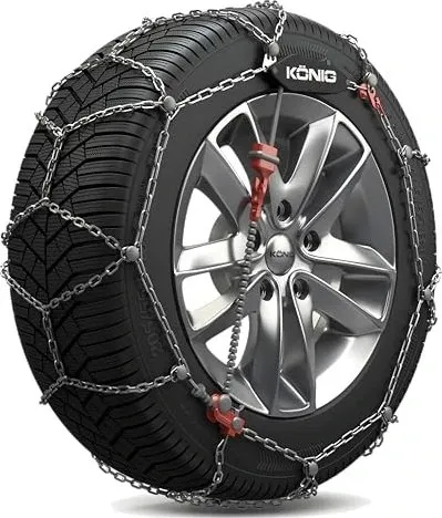 König CG-9 075 Schneeketten - Hochwertige Schneeketten für optimale Traktion und Sicherheit bei winterlichen Bedingungen, ideal für PKW und SUVs.