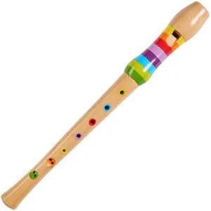 Eichhorn Kinder-Musikinstrument 100003481 Flöte aus Holz - Musikinstrumente für Kinder ab 4 Jahren, fördert die auditive Wahrnehmung durch harmonische Töne und enthält ein Liederbuch zum Üben bekannter Melodien.