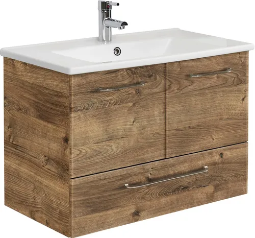 Waschtisch SAPHIR Quickset Keramikwaschtisch mit Unterschrank 75 cm