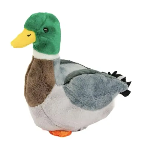 Teddys Rothenburg Kuscheltier Ente 21 cm stehend grün/grau/braun Plüschente Plüschtier