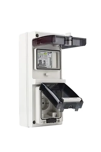 Produktbild Steckdose für Elektroautos mit LCD und Schutzschalter