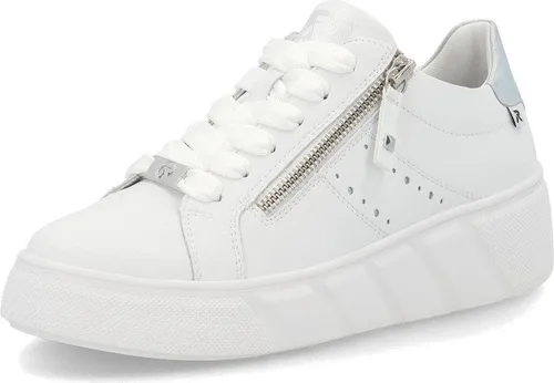 Rieker Damen Low-Top Sneaker W2605 - Damen-Sneaker mit lose Einlage, aus hochwertigem Glattleder für optimale Atmungsaktivität und Komfort beim Tragen.